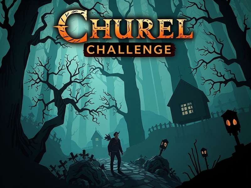 Churel Challenge gameplay screenshot showing a player navigating a haunted village