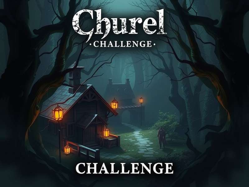 Churel Challenge game banner featuring a dark forest with supernatural elements